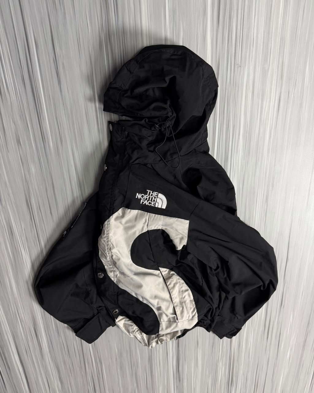 The North Face "S" Logo Black & White Jacket